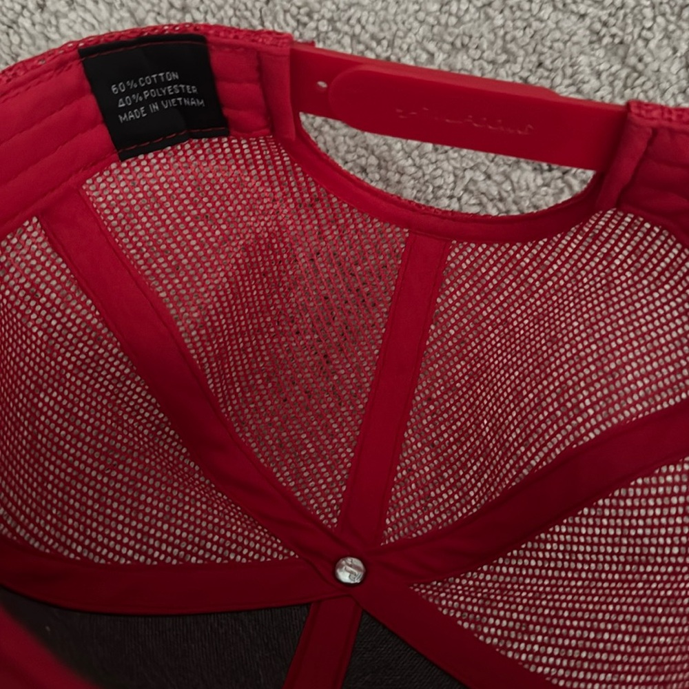 TravisMathew Red Baseball Cap - Picture 4 of 4